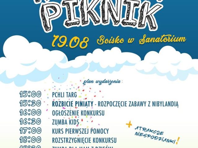 Zapraszamy na piknik rodzinny ! Zapraszamy na piknik rodzinny !