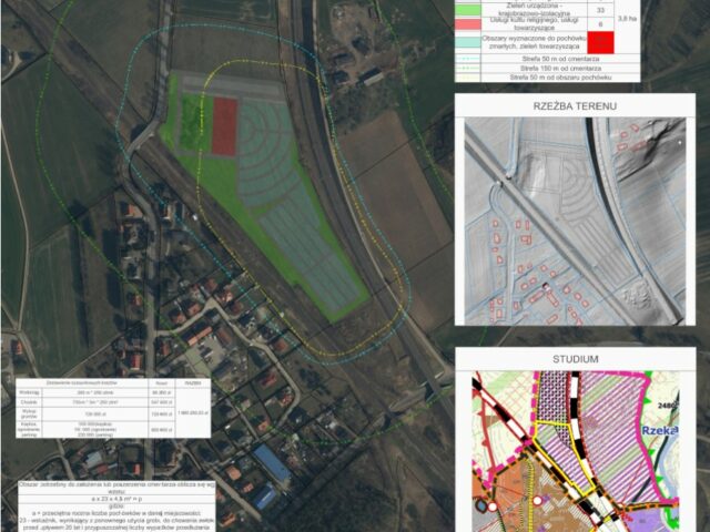 Koncepcje zagospodarowania proponowanych lokalizacji cmentarza komunalnego w Prabutach Koncepcje zagospodarowania proponowanych lokalizacji cmentarza komunalnego w Prabutach