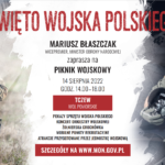 Weekend z Wojskiem – piknik z okazji Święta Wojska Polskiego 14 sierpnia w Tczewie. Zapraszamy.