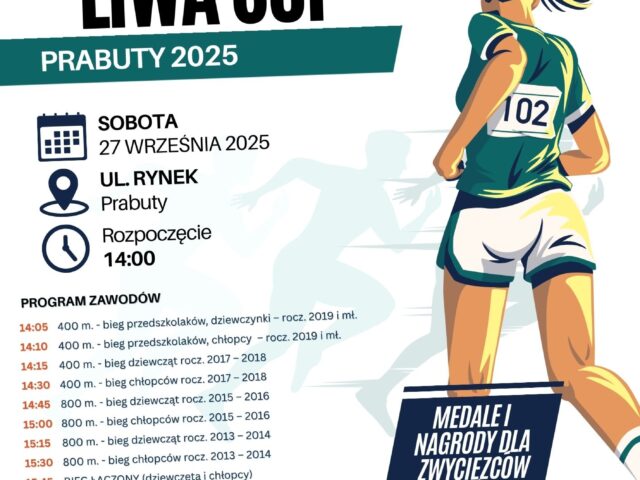 XVI BIEG ULICZNY „LIWA CUP” PRABUTY 2025