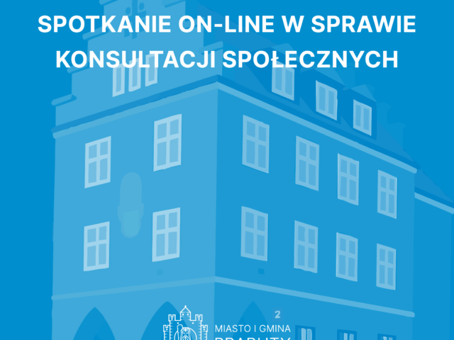 Spotkanie on-line w sprawie przeprowadzenia konsultacji społecznych