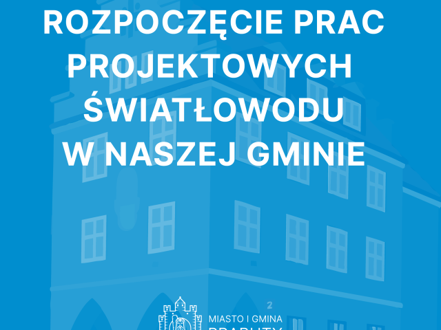 Rozpoczęcie prac projektowych światłowodu w naszej gminie