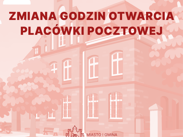 Zmiana godzin otwarcia placówki pocztowej w Prabutach